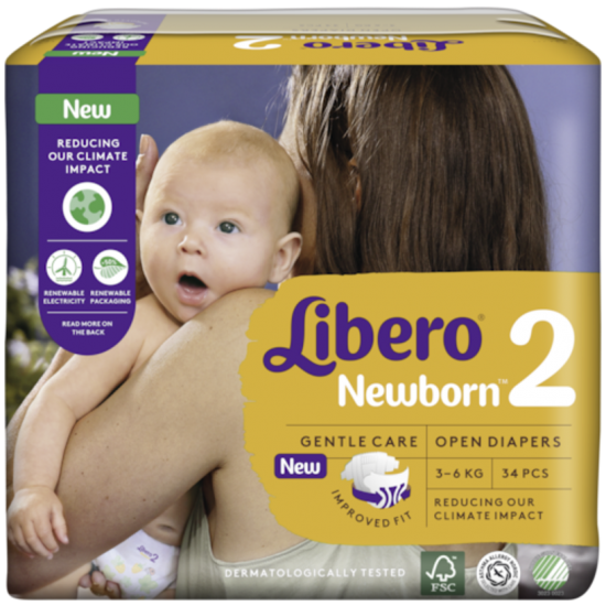 Libero Newborn 2 - 3/6kg -...